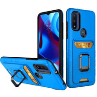 Tempered Glass / Card Stand Cover Case For Motorola Moto G Power 2022 (XT2165DL)