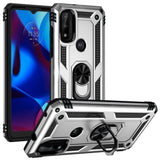 Tempered Glass / Ring Stand Cover Case For Motorola Moto G Power 2022 (XT2165DL)