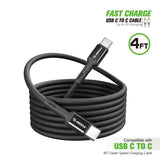 4FT Type C to C Fast Charge Cable for Blu View 4 B135DL