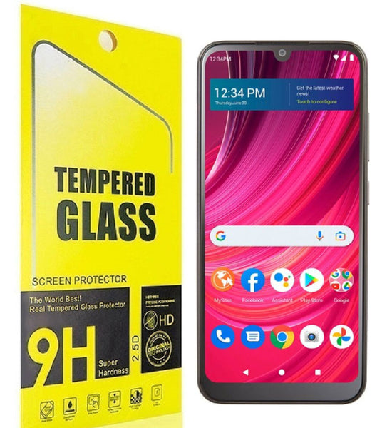 2 x Tempered Glass Screen Protector for Blu View 4 B135DL