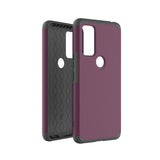 For AT&T Fusion 5G Shockproof Hybrid Cover Phone Case - MK Purple