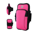 ZTE Avid 559 Sports Armband Case Cover Running Jogging Camping Hiking Pouch - Pink
