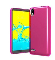 For ZTE Blade T2 Lite Z559DL TPU Flexible Skin Gel Case Phone Cover - Pink