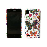 For ZTE Avid 559 TPU Flexible Skin Gel Case Phone Cover - Color Butterfly