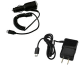 For Wiko Life 2 u307as 2AMP Car Charger + Wall Home Travel Charger