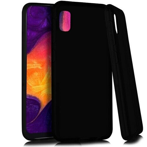 For Samsung Galaxy A10E S102DL (2019) TPU Flexible Skin Gel Case Phone Cover - Black